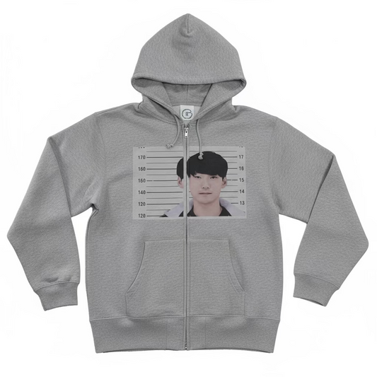 Mugshot Hoodie Gray