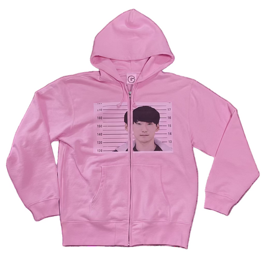 Mugshot Hoodie Pink