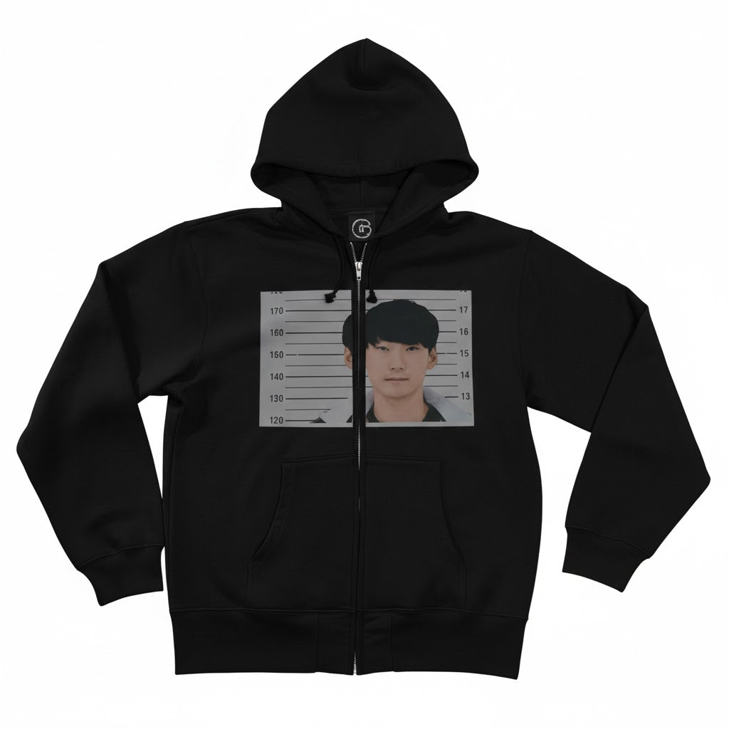 Mugshot Hoodie Black